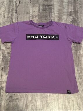 Youth Zoo York Purple Short Sleeve Logo Tee